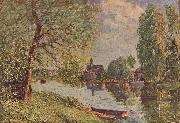 Alfred Sisley Flublandschaft bei Moret sur Loing France oil painting artist